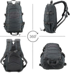 25L Hiking Backpack Small Tactical Backpack Daypack Camping Trekking Hunting Molle Pack for Men Women, Grey