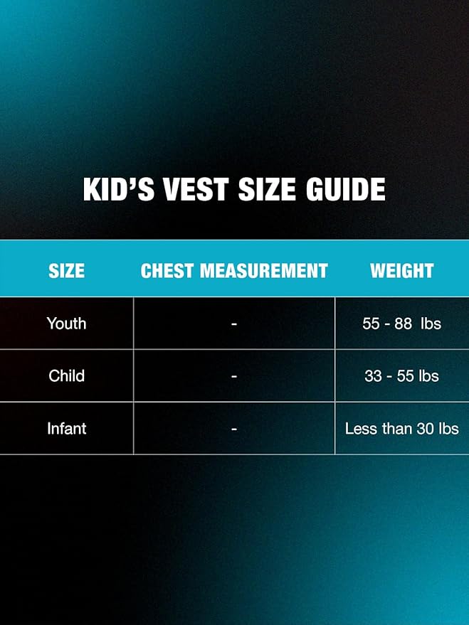 HyperLite Elite Infant/Toddler, Child & Youth Life Jackets – USCG Approved for Boating, Water Sports & Swimming