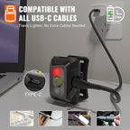 Camping Headlamp Dual Power (Rechargeable/3AAA Batteries Included), LED Dimming Head Lamp Waterproof 60° Adjustable Head Light 9 Modes Red White Green Light for Hiking, Running, Cycling