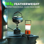 LED Camping Lantern Rechargeable, Allspark LED Lantern Flashlight,1000LM, 4 Light Modes, IPX4 Waterproof,Emergency Light for Home Power Outages, Hurricane, Storm,Outdoor Hiking(Orange)