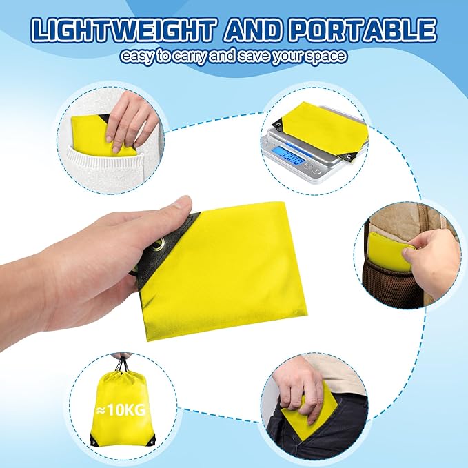 Grneric Drawstring Backpack Bulk 42 Pcs String Backpack Drawstring Bags Cinch Bag Sackpack for Men Women Gym (Yellow)