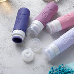 TSA Approved 3oz Leakproof Travel Bottles for Toiletries, Refillable Containers for Shampoo Conditioner Lotion Body Wash (Multicolored I)