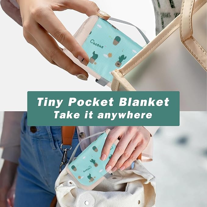 Picnic Blanket Waterproof – Packable Sand Proof Beach Blanket (0.42lb/0.66lb), Compact & Foldable, Fits in Pocket with Integrated Stakes, Ideal for Camping, Hiking, Travel, Concert, Festival