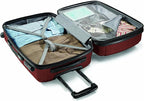 Samsonite Winfield 2 Hardside Expandable Luggage with Spinner Wheels, Burgundy, Checked-Medium 24-Inch