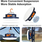 7800mAh 3000LM Flashlight Portable LED Camping Lantern Rechargeable Light 30W with Magnet , IPX5 Waterproof Tent Lights Power Failure Emergency