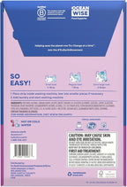 Tru Earth Compact Dry Laundry Detergent - Up to 64 Loads (32 Sheets) - Paraben-Free - Original Eco-Strip Liquidless Detergent, Travel Sheets - Lilac Breeze | Packaging May Vary