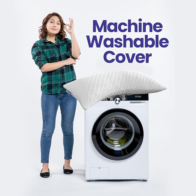 Sidney Sleep Set of 2 Mini Travel Size Neck Pillows - Knee Pillow - Back Lumbar Support - Curved Bed Pillow - 14 x 19 Inches - Adjustable Loft - Carry Backpack Included (White 2 Pack Mini)