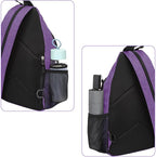 MOSISO Sling Backpack Travel Hiking Daypack, Crossbody Convertible Sling Bag with Front Pocket One Shoulder Chest Bag