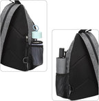 MOSISO Sling Backpack Travel Hiking Daypack, Crossbody Convertible Sling Bag with Front Pocket One Shoulder Chest Bag