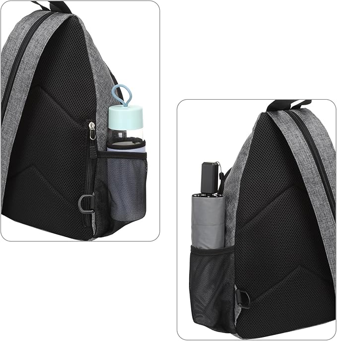 MOSISO Sling Backpack Travel Hiking Daypack, Crossbody Convertible Sling Bag with Front Pocket One Shoulder Chest Bag