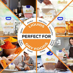 Premium Collapsible Water Container Bag, No-Leak, Freezable, Odorless, Flat Folding, BPA Free Food Grade Clear Plastic Storage bottle for Sports Outdoors Camping Hiking Backpack 1.3/2.6 Gallon