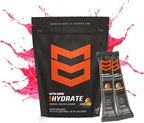 MTN OPS Hydrate Electrolytes Powder Drink Mix, 20 Single Serving On-The-Go Electrolyte Packs with Over 1000mg of Electrolytes per Serving, Rainbow Sherbet