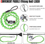 Angler Kayak Paddles Carbon Fiber Shaft and Plastic Blade, Floating Adjustable Fihsing Kayak Oars with Paddle Leash, 230-250cm/90-98 inch