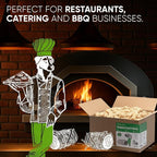 Inflame Fire Starters 400 pcs Fire Starters for Campfires, Grill, BBQ, Fireplace, Woodstove - Charcoal Starter - Waterproof, Weather-Resistant - Natural Wood Fireplace Starters