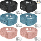 Motion Sickness Bracelets Sea Sickness Wristbands for Motion Sickness / Morning Sickness /Pregnancy Nausea Anti Nausea Wristband Acupressure Nausea Bands Motion Sickness Bands（3Pairs-Black+Bule+Pink）