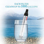 4 Pack Timain Mini Water Filter Straws,Water Purifier Survival for Emergency Preparedness,Break Glass,Travel,Camping, Hiking,Fishing,Hunting (4)