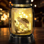 kyoryuger Sea Turtle Gifts for Women/Men Turtle Lovers Solar Lantern Mom Birthday, Mothers Day, Solar Garden Decoration Outside for Yard, Patio,Backyard,Porch