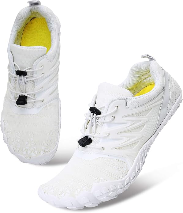 L-RUN Barefoot Water Shoes Women Mens Aqua Sock Athletic Hiking Water Sports Shoes for Swim Beach Pool Sand Diving Walking