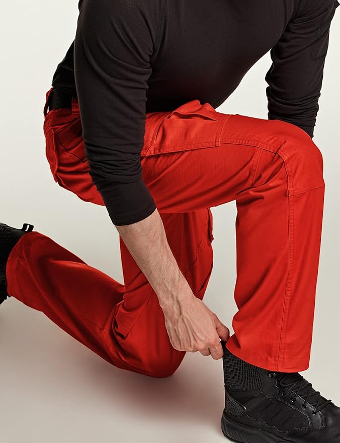 CQR Men's Tactical Pants, Water Resistant Ripstop Cargo Pants, Lightweight EDC Work Hiking Pants, Outdoor Apparel