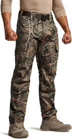 CQR Men's Tactical Pants, Water Resistant Ripstop Cargo Pants, Lightweight EDC Work Hiking Pants, Outdoor Apparel