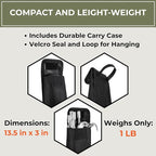 Tactiko Survival Campfire Cooking Tripod – 33" Stainless Steel Folding Stand with Adjustable Chain – Compact & Lightweight Outdoor Gear for Hanging Kettles, Pots & Percolators – Carry Bag Included