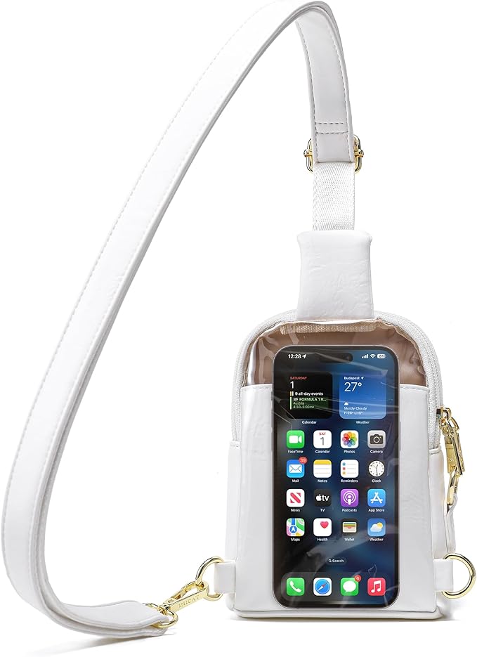 INICAT Sling Bag for Women Touchscreen Small Crossbody Cell Phone Purse Fanny Pack