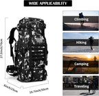 Hiking Backpack for Men 70L/100L Camping Backpack Military Rucksack Molle 3 Days Assault Pack for Climbing