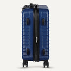 Amazon Basics 30" Hardside Large Checked Luggage with Multi-directional Wheels, Expandable for Up to 15% More Space, Scratch-Resistant Hardshell, Navy Blue