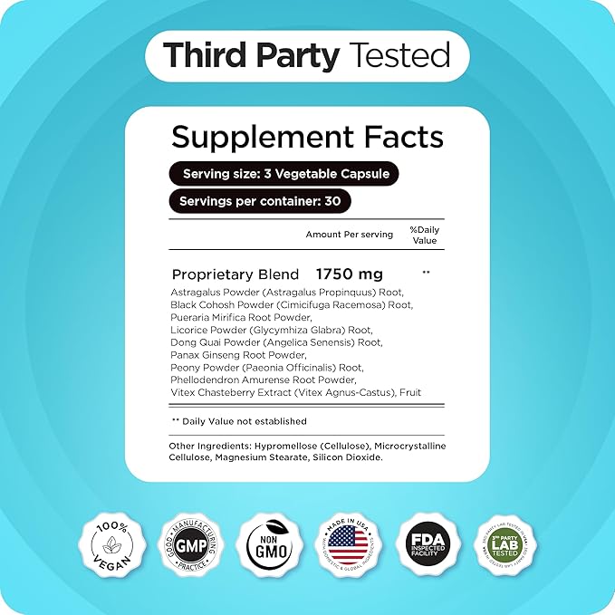 Vertigo Relief Supplement 1750mg, 90 Capsules - Natural Support for Motion Sickness, Dizziness, Tinnitus, Migraines, Inner Ear Balance (Pack of 3)