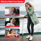 Motion Sickness Patches (28 Count) for Car, Non Drowsy Sea Sickness Patches for Cruise,Nausea Patches for Travel Essentials, for Adults and Kids