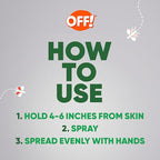 OFF! Deep Woods Insect Repellent VII Spritz, Bug Spray with Long Lasting Protection from Mosquitoes and Ticks, 6 oz