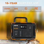 600W Portable Power Station 599.4Wh Solar Generator, PD100W Fast Charging, 162000mAh Battery with LCD Display for Camping, RV Trips & Home Emergencies (2000+ Cycles)