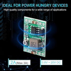 EBOOT Mini MP1584EN DC-DC Buck Converter Adjustable Power Module 24V to 12V 9V 5V 3V(12 Pack)