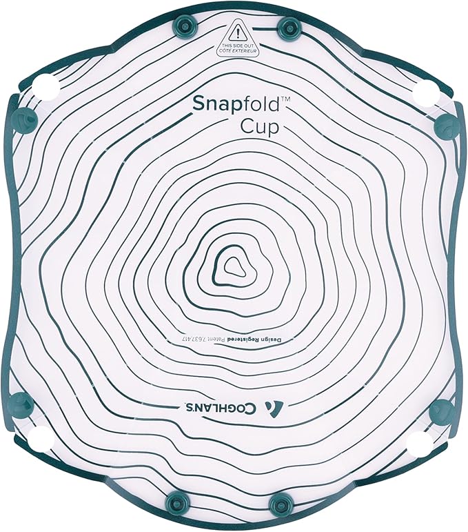 Coghlan's Snapfold™ Solo Pack 3-Piece Collapsible Tableware Set – Lightweight 4 oz, Leakproof, Compact Camping Gear for Backpacking, Hiking, and Outdoors, Includes Foldable Cup, Bowl, and Dish