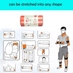 Tactical Emergency First Aid Kit: MOLLE Admin Pouch IFAK - Wound Dressing Blood Control EMT Survival Trauma Kit 6" Bandage- Camp Travel Car Medic Kit