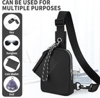 Waterproof Clear Bag for Stadium Events, Women's Crossbody Clear Sling Bag with Coin Wallet, Shoulder Bag for Daily Use