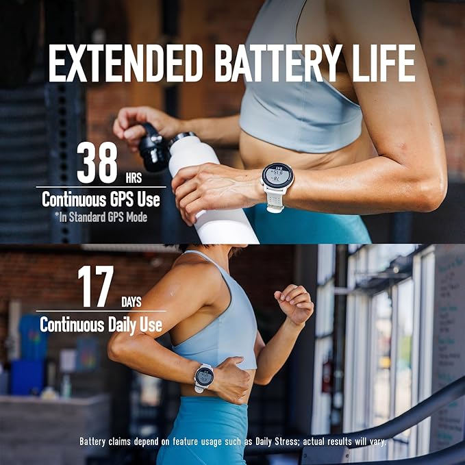 COROS PACE 3 GPS Sport Watch–Lightweight, Comfortable Running Watch, 17-Day Battery Life, Accurate GPS, Heart Rate Monitor, Navigation, Sleep Tracking, Training Plan, Run, Bike, and Ski-White Silicon