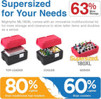 Metro Mightylite ML180XL Top Load Insulated Food Carrier - Professional-Grade Multipurpose Pan Carrier, Insulated Cooler and Food Warmer with Extra Capacity Lid - 45 qt or 5 Pan Capacity