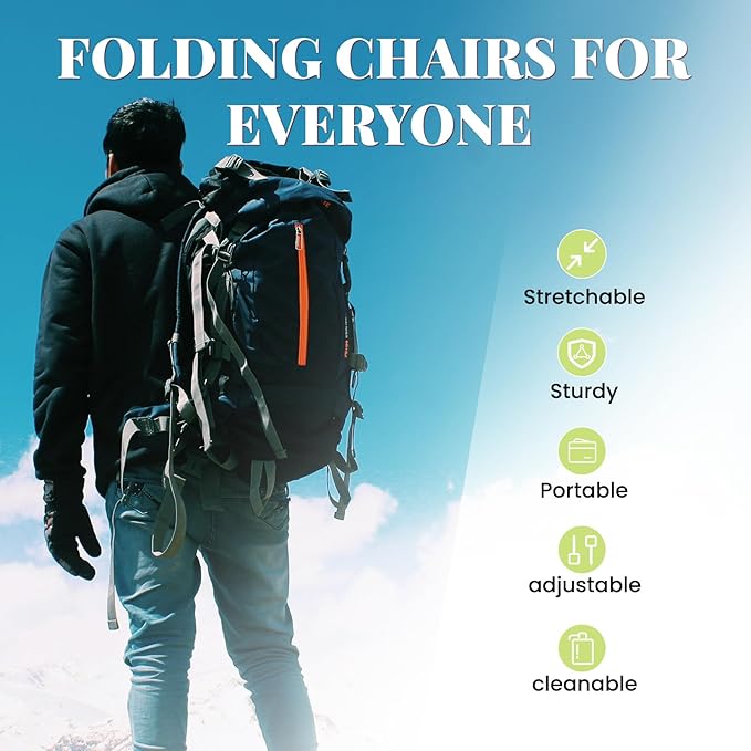 2 Pack Upgraded Collapsible Stool Folding Stool with Cushion,Retractable Folding Stool Max Load Capacity 400lbs, Portable Telescoping Stools for Camping Hiking Outdoor BBQ -Rainbow-Green