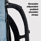 Topo Designs Global Travel Bag 30-40 Liter - Carry-on Compliant Versatile Pack, 3 Carry Options, External Laptop Sleeve (Eco-Friendly, 30L, Apex Black)