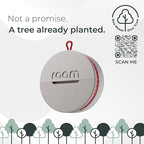 Roam Smart Tracker | Eco-Friendly Travel Tracker with Built-in Elastic Strap | QR Lost & Found, Global Find My Network | Replaceable Battery | No Extra App or Subscription Needed | 2-Pack, Grey