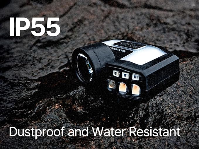 Orcap 2025 Edition – 120° Wide Beam Headlamp & Cap Light, 1000 Lumens, 4 Light Modes (White & Red), USB-C Rechargeable, IPX5 Waterproof, Lightweight LED for Camping, Work, Running