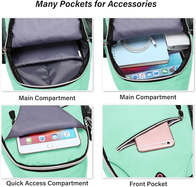 MOSISO Sling Backpack, Multipurpose Crossbody Shoulder Bag Travel Hiking Daypack