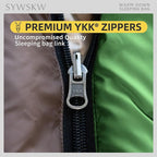 Down Sleeping Bag with Pillow, Ultralight Rectangular Sleeping Bag for Adults, Youth Backpacking,Hiking and Camping Outdoor with YKK Two-Way Zipper 680 FP Down