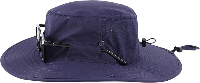 Connectyle Men's Sun Hat UPF 50+ Wide Brim Bucket Hats for Fishing Hiking Gardening Adjustable Boonie Hat Outdoor Safari Hats