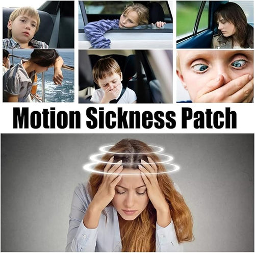 (2026 New) Motion Sickness Patches Non-Drowsy, 100% Natural Motion Sickness Patch(Efficient– Lasts 72 Hours)-for Car Airplane Ship Altitude Sickness(Travel Essentials)-for Adults and Kids(40 Count)