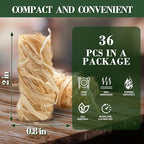 36PCS Natural fire Starters for Campfires, Charcoal Fires, fireplaces, barbecues, Chimneys, Pizza ovens, fireplaces, Grills and Other scenarios.
