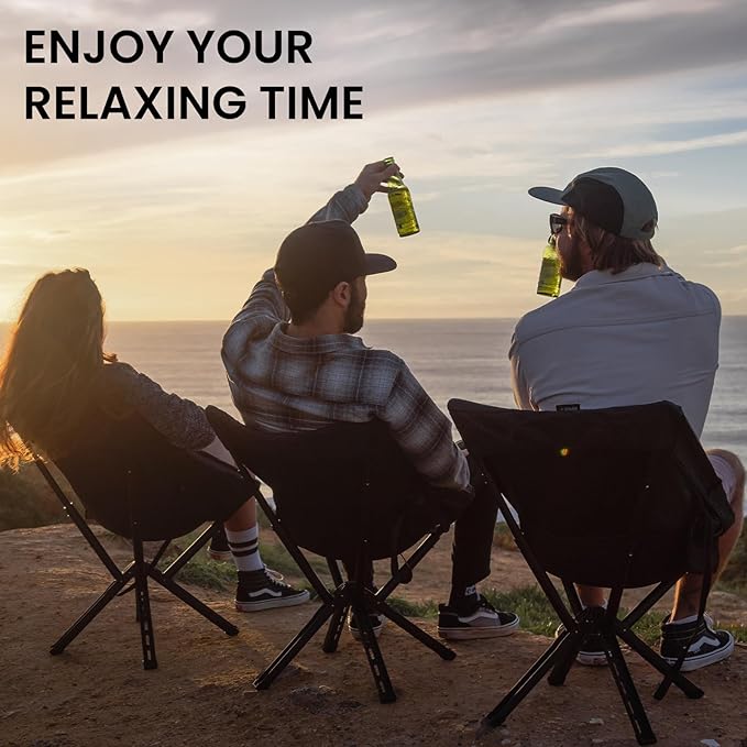 Sitpack Campster 2.0 Backpacking Camping Chair, 5S Easy Set-up, Ultra Lightweight, Bottle Sized Portable Folding Chair, Compact Chair for Adults for Beach Outdoor Hiking Travel Fishing