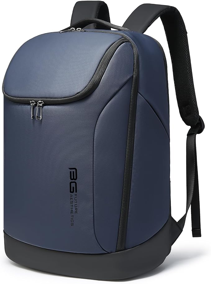 FUTURE AESTHETICS Business Smart Backpack Waterproof for women,men,Fight Approved Durable Backpack suitable as overnight and travel backpack (Blue)