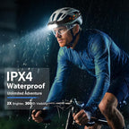 LHKNL Headlamp Rechargeable, Lumen Super Bright Motion Sensor Head Lamp Flashlight,2-Pack Waterproof LED Headlight with White Red Light,8 Modes Head Lights for Camping Cycling Running Fishing